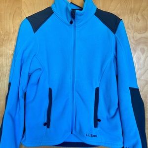 LL Bean Polartec fleece windbreaker